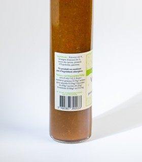 Vinaigre pulpe poivron vert/piment d'espelette