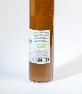 Vinaigre pulpe poivron vert/piment d'espelette