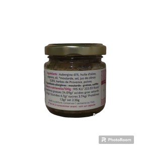 Caviar d'aubergines 85 grs