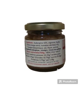 Riste d'aubergines aux tomates séchées 85 grs